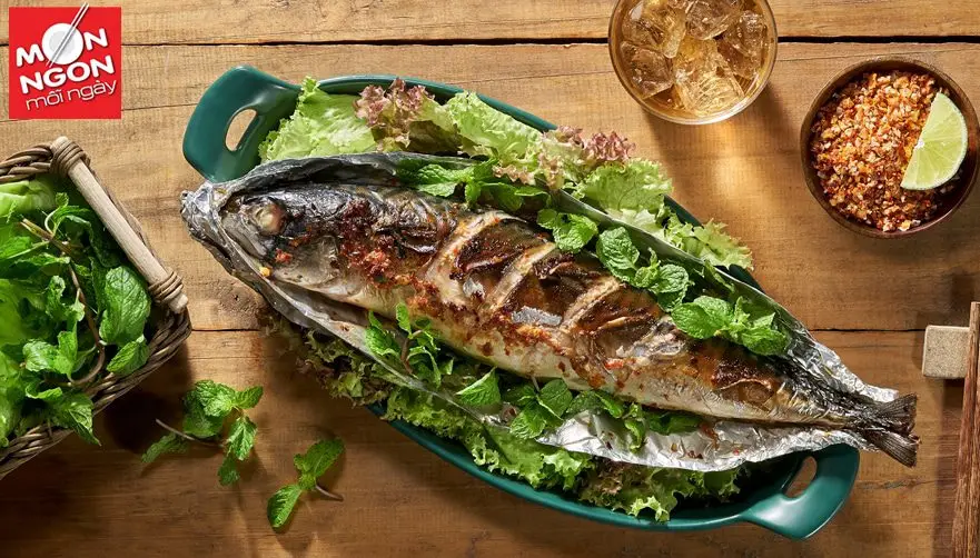 C&aacute; sapa nhồi ngọc k&ecirc; nướng