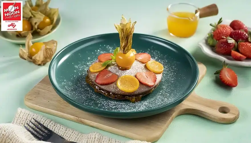 B&aacute;nh r&aacute;n chocolate mứt tầm b&oacute;p