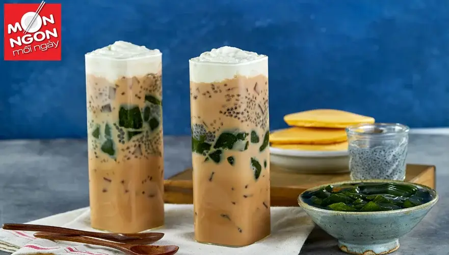 Tr&agrave; sữa hạt &eacute; sương s&acirc;m