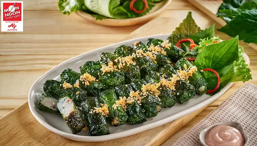 chả c&aacute; thu chi&ecirc;n l&aacute; lốt