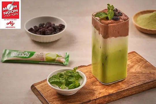 Matcha sũa cacao
