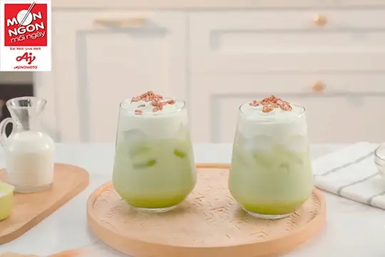 Tr&agrave; sữa matcha