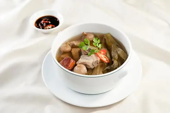 sườn tiềm hoa thanh long