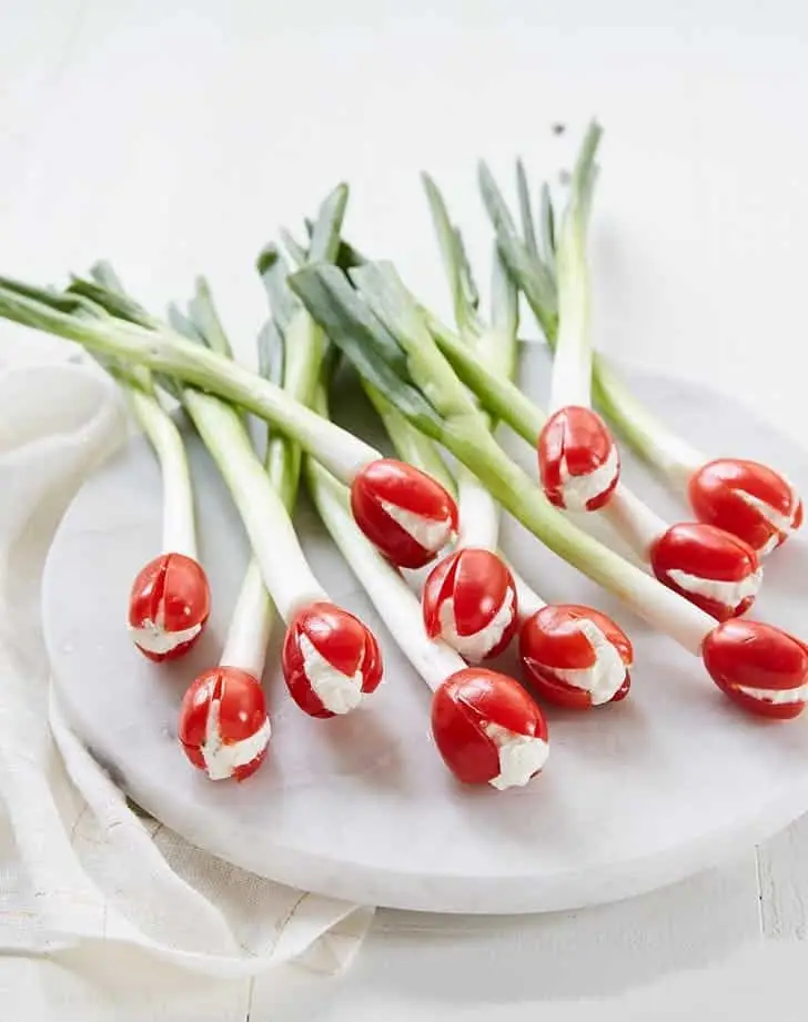 ketogenic cherry tomato boursin tulips 921