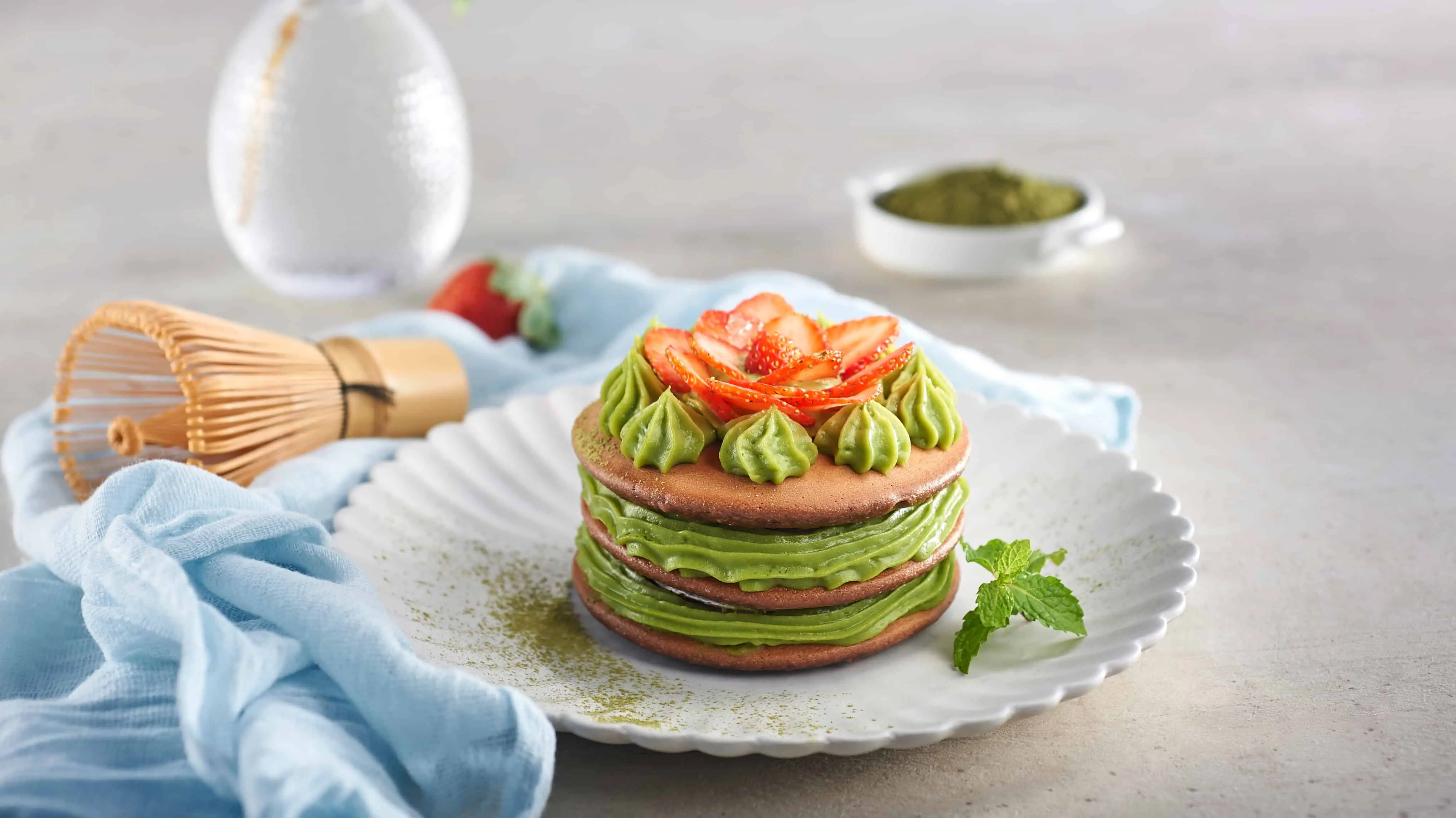 PANCAKE SOCOLA TRÀ XANH 8232