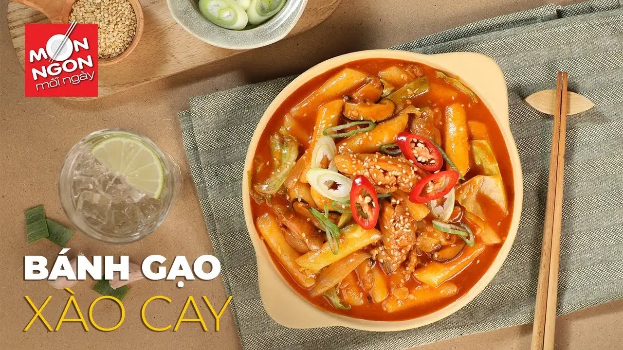 BANH GAO XAO CAY