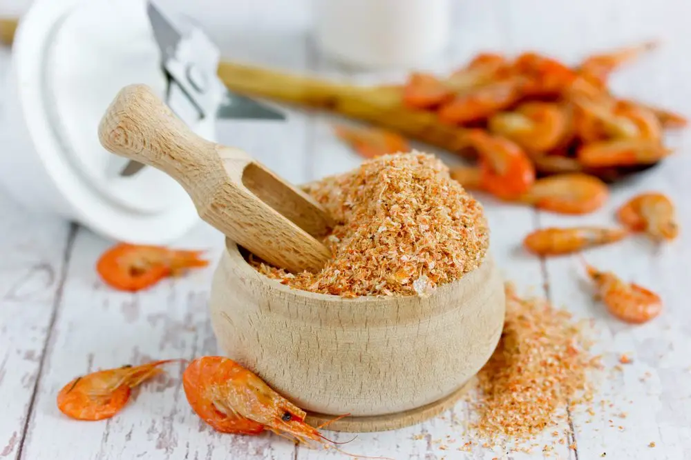 Bột t&ocirc;m l&agrave;m từ t&ocirc;m thật, c&oacute; thể gi&uacute;p m&oacute;n ăn tăng hương vị