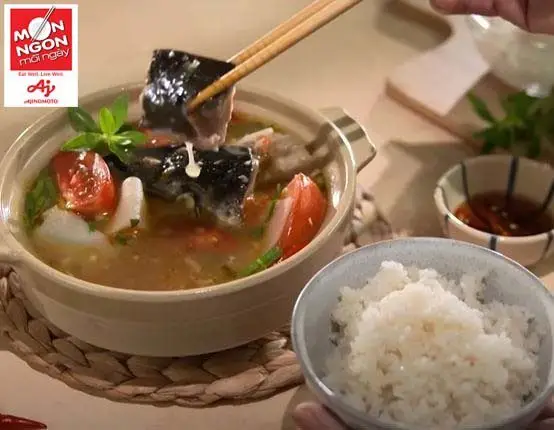 Cach nau CANH CHUA DAU CA HOI buoc 5