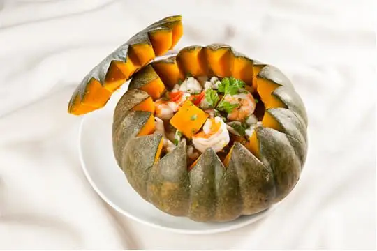 bí đỏ hấp hải sản