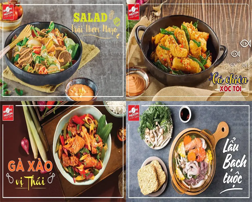 Thực đơn 4 món ngon dành tặng tháng của Mẹ