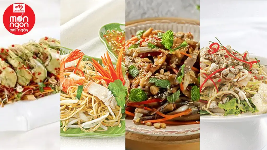 4 cách làm gỏi nộm hoa chuối nhanh gọn, giòn tươi