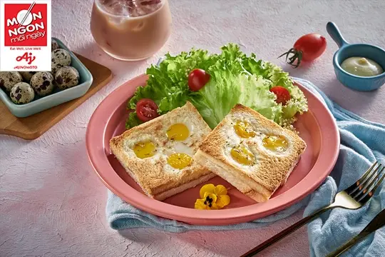 sandwich trứng c&uacute;t mayonnaise