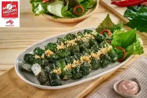 chả c&aacute; thu chi&ecirc;n l&aacute; lốt