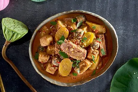 m&iacute;t non om chao đỏ