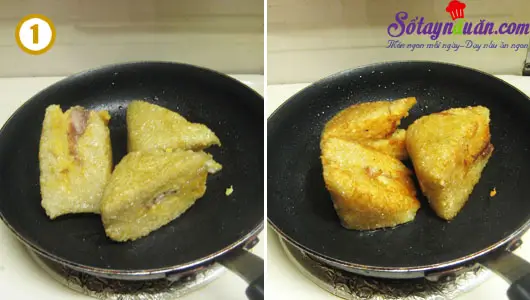 C&aacute;ch l&agrave;m b&aacute;nh chưng r&aacute;n gi&ograve;n 1