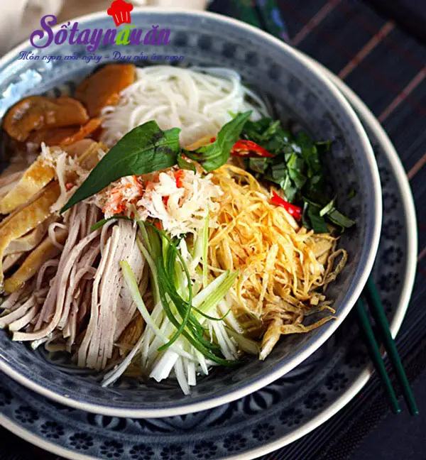 C&aacute;ch l&agrave;m b&uacute;n thang H&agrave; Nội ngon chuẩn vị