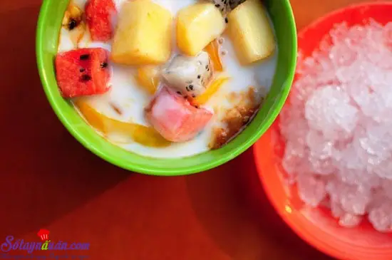 c&aacute;ch l&agrave;m hoa quả dầm 2
