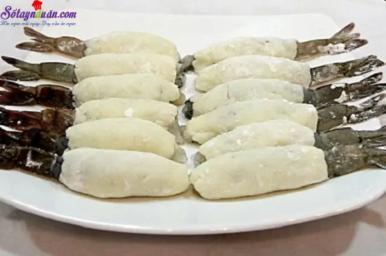 c&aacute;ch l&agrave;m m&oacute;n t&ocirc;m cuốn khoai t&acirc;y 4
