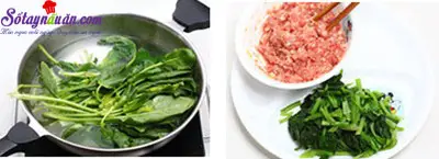 c&aacute;ch l&agrave;m canh rau cải thịt vi&ecirc;n 3