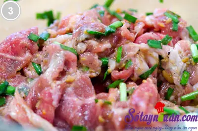 Thịt nướng l&aacute; hẹ 3