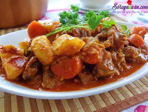 c&aacute;ch nấu c&agrave; ri b&ograve; 7