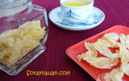 c&aacute;ch l&agrave;m mứt gừng