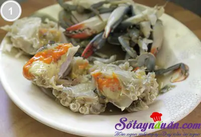 Ghẹ rang sốt dầu h&agrave;o 1