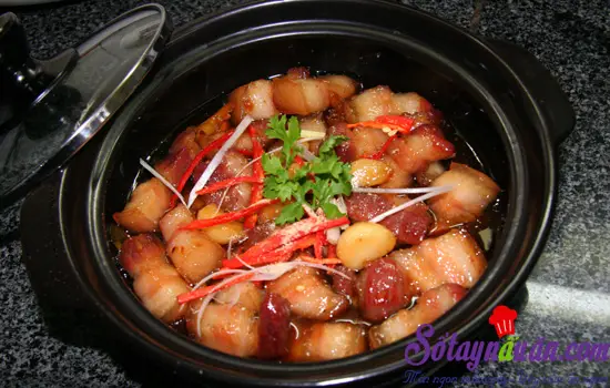 Hướng dẫn cách làm thịt ba chỉ mặn ngọt cực đưa cơm