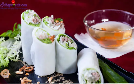 Cách làm phở cuốn ngon tại nhà