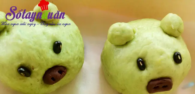 C&aacute;ch l&agrave;m b&aacute;nh bao chay nh&acirc;n tr&agrave; xanh cực dễ cực ngon