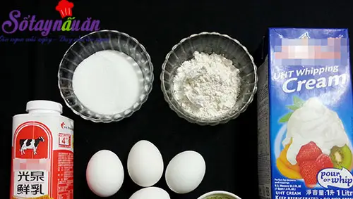 b&aacute;nh b&ocirc;ng lan tr&agrave; xanh