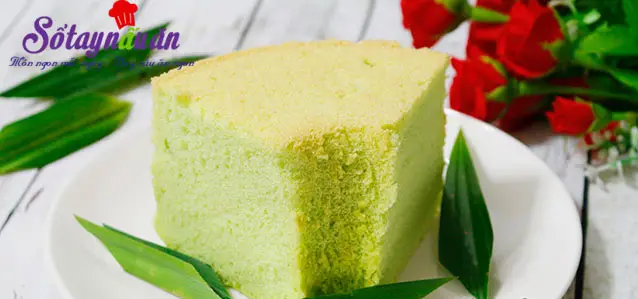 C&aacute;ch l&agrave;m b&aacute;nh chiffon l&aacute; dứa thơm mềm xốp cực ngon