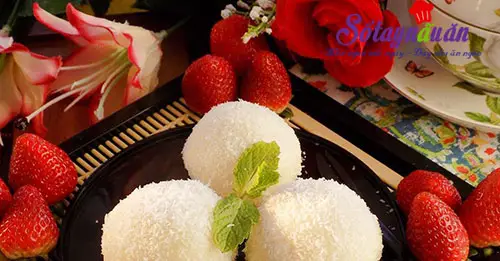 C&aacute;ch l&agrave;m mochi hoa quả dẻo thơm m&aacute;t l&agrave;nh kết quả