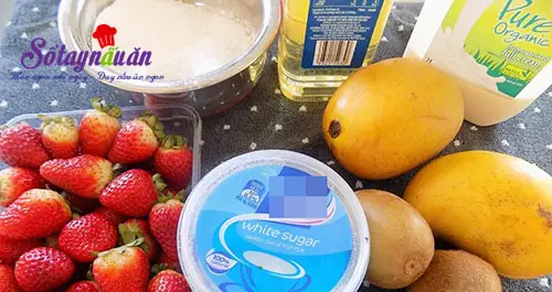 C&aacute;ch l&agrave;m mochi hoa quả dẻo thơm m&aacute;t l&agrave;nh nguy&ecirc;n liệu