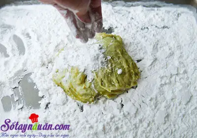 c&aacute;ch l&agrave;m mochi nh&acirc;n kem 4