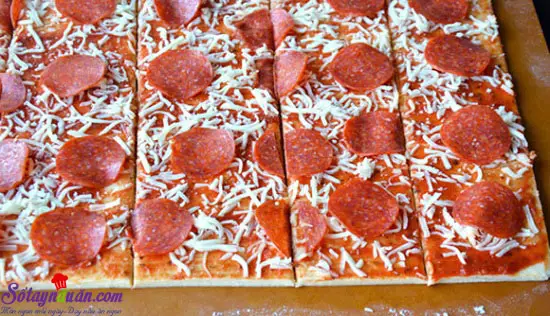 c&aacute;ch l&agrave;m pizza x&eacute; lớp 3