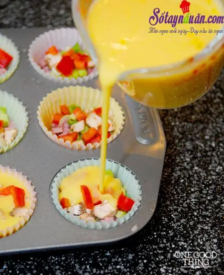Độc đ&aacute;o với trứng hấp cupcake ngon tuyệt ngon 4