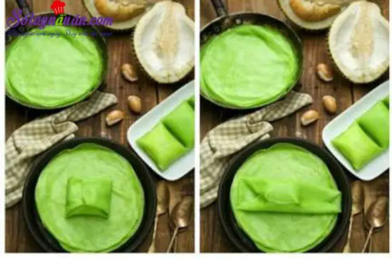 c&aacute;ch l&agrave;m b&aacute;nh crepe sầu ri&ecirc;ng 4