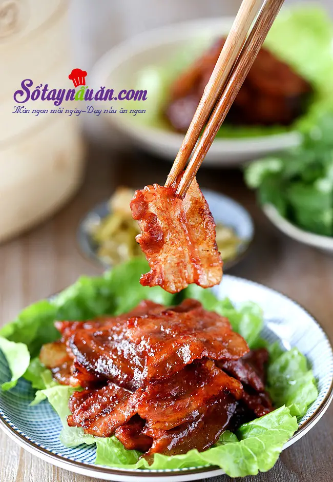 Hướng dẫn l&agrave;m b&aacute;nh bao nh&acirc;n thịt ba chỉ ngon b&aacute; ch&aacute;y kết quả 3