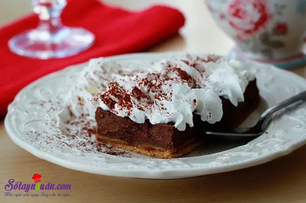 Học cách làm cheesecake vị socola siêu hấp dẫn