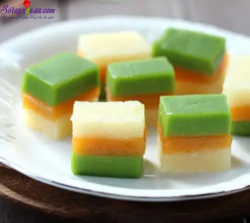 Hướng dẫn cách làm bánh sắn ba màu thơm ngon, mát lạnh