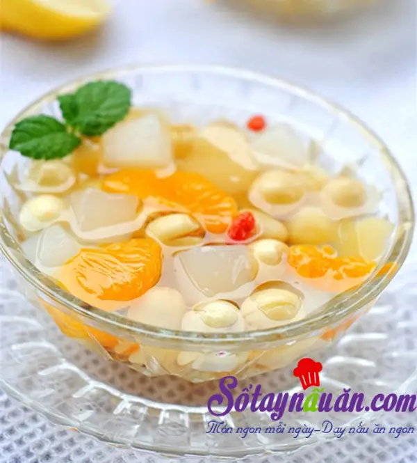 Cách làm thạch trái cây ngọt mát