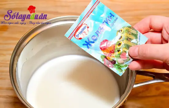 Học b&iacute; quyết l&agrave;m thạch b&iacute; ng&ocirc; ba tầng cực thơm m&aacute;t