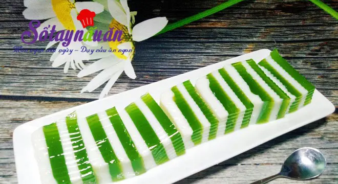 Học l&agrave;m thạch l&aacute; dứa sữa tươi thơm m&aacute;t cực đ&atilde; kết quả