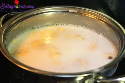 c&aacute;ch nấu ch&egrave; chuối 6