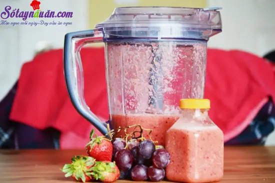 Hướng dẫn làm 3 loại sinh tố giải khát ngày hè