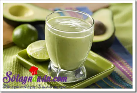 Sinh tố bơ sữa thơm ngon bổ dưỡng
