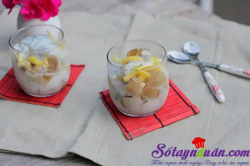 Thạch cà phê sữa mít