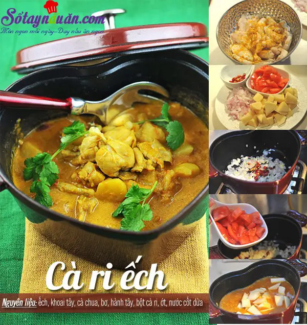 Cà ri ếch mềm ngon