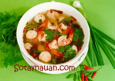 Nau an ngon, mon ngon, so tay nau an, bi kip nau an, canh tom chua cay, canh tom chua, canh nam